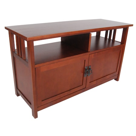 Classic Mission Style TV Stand, Cherry, 42 W